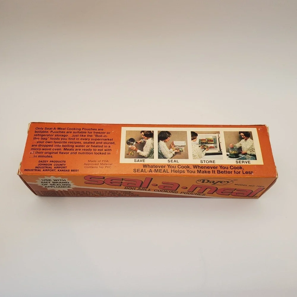 Oster and Dazey Vintage Boilable Cooking Bags Pouches Lot of 2 Seal-a-meal